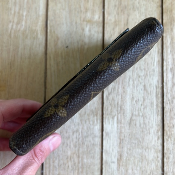 Louis Vuitton Authentic Monogram Vintage Tri-Fold Double Snap Wallet - Picture 5 of 12